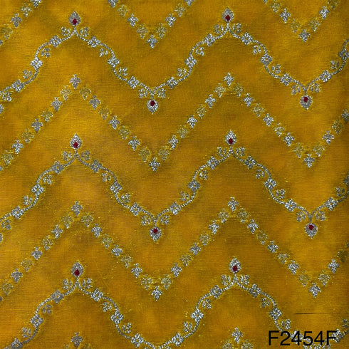 Silk Brocade Fabric-F2454